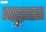 Πληκτρολόγιο Dell Latitude 5550 5570 5580 ΓΝΗΣΙΟ με Backlit και Trackpoint ΕΛΛΗΝΙΚΑ (GR) με οριζόντιο enter (0ΗΗΧΗ7) (PK1313M4b29)